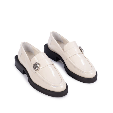 Camden Dome Loafer - Off White
