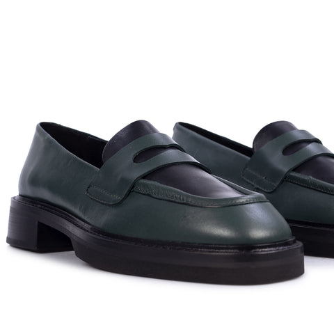 Manzo Loafer - Forest/Black