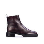 Muswell Zip Ankle Boot - Bordeaux