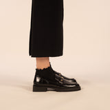 Camden Stud Loafer - Black Patent