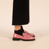 Camden Stud Loafer - Pink Patent