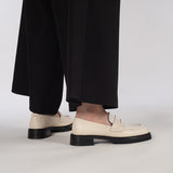 Manzo Loafer - Cream/White