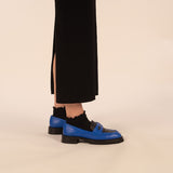 Manzo Loafer - Ultramarine/Black