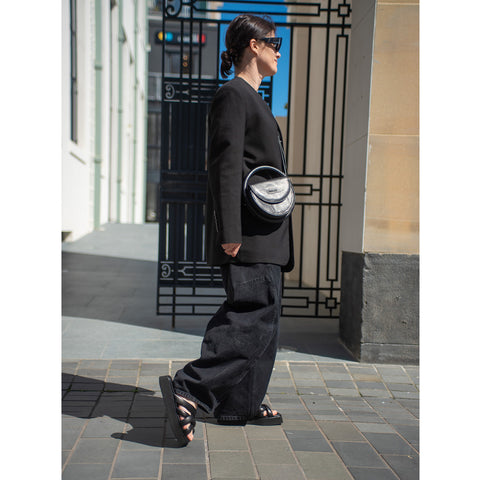 Nita Two-Style Shoulder Bag - Black