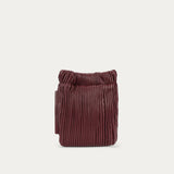 Mr Cinch Pouch - Claret Pleated