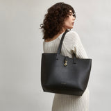 Mr Porter Tote - Black (Clasp Closure)