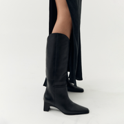 Eloise Knee High Boot - Black