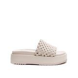 Knotted Platform Slide - Milk