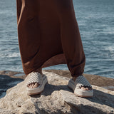 Knotted Platform Slide - Milk