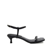 Padded Kitten Heel - Black