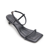 Padded Kitten Heel - Black