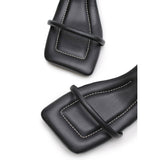 Padded Kitten Heel - Black