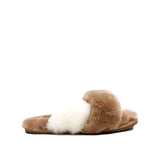 Twist Slipper - Tobacco/Milk