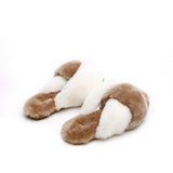 Twist Slipper - Tobacco/Milk