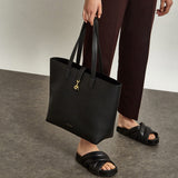 Mr Porter Tote - Black (Clasp Closure)