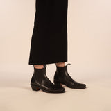 Millicent, Leather Sole - Black