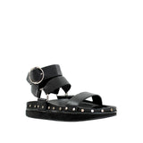 Studded Sandal - Black/Silver