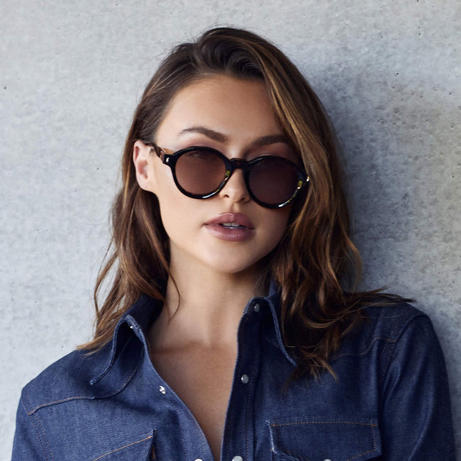 Motel Clear Tort Dark Brown Lens Head Over Heels NZ