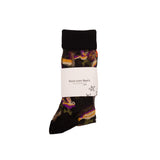 Bird Socks - Purple / Orange