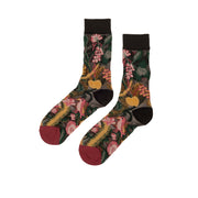 Forest Socks - Green/Pink