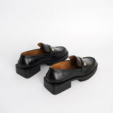 Camden Stud Loafer - Black Patent