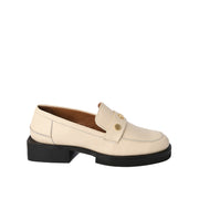 Camden Stud Loafer - Cream