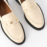 Camden Stud Loafer - Cream