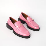 Camden Stud Loafer - Pink Patent