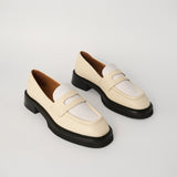 Manzo Loafer - Cream/White