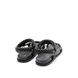 Elke Braided Sandal - Black