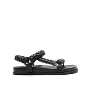 Elke Braided Sandal - Black