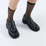 Lib Loafers - Black/Blue
