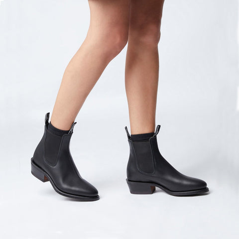 Lady Yearling, Rubber Sole - Black